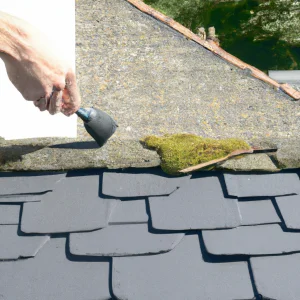 comment enlever la mousse sur un toit en ardoise