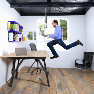 comment faire un bureau suspendu