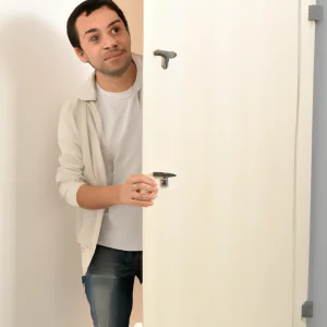 comment fermer un placard sans porte