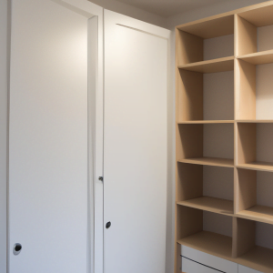 comment installer un placard avec portes coulissantes